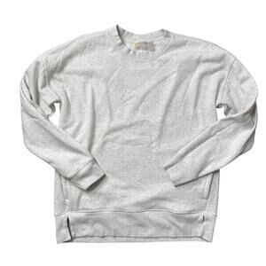 Zella Medium gray crew sweatshirt size medium womens size split athletic